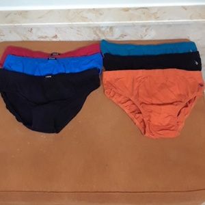 6 Pairs Rico and Ralph Lauren Men's Briefs Bundle